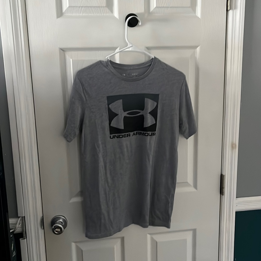 grey and black under armour